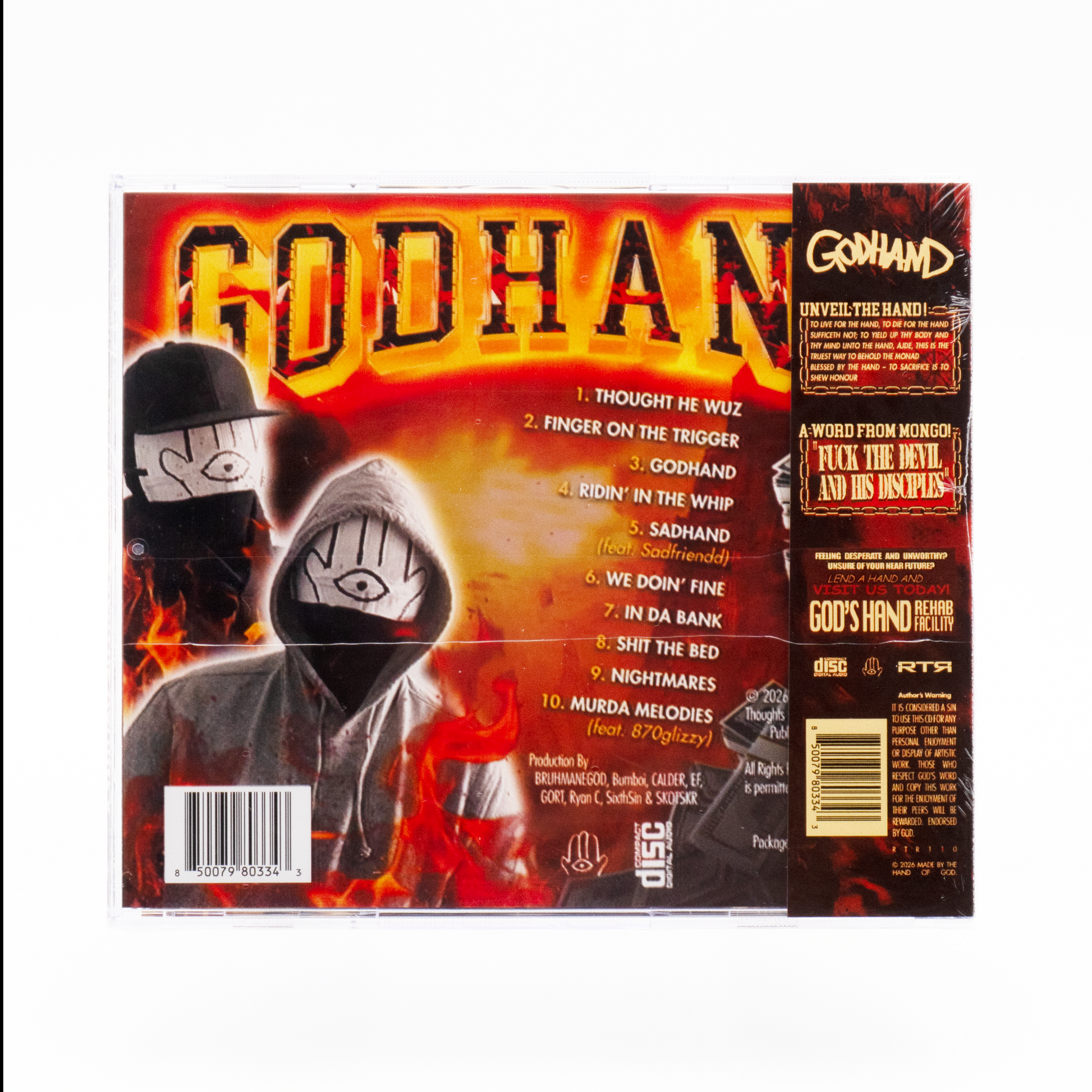 GODHAND - VOL 0 - CD