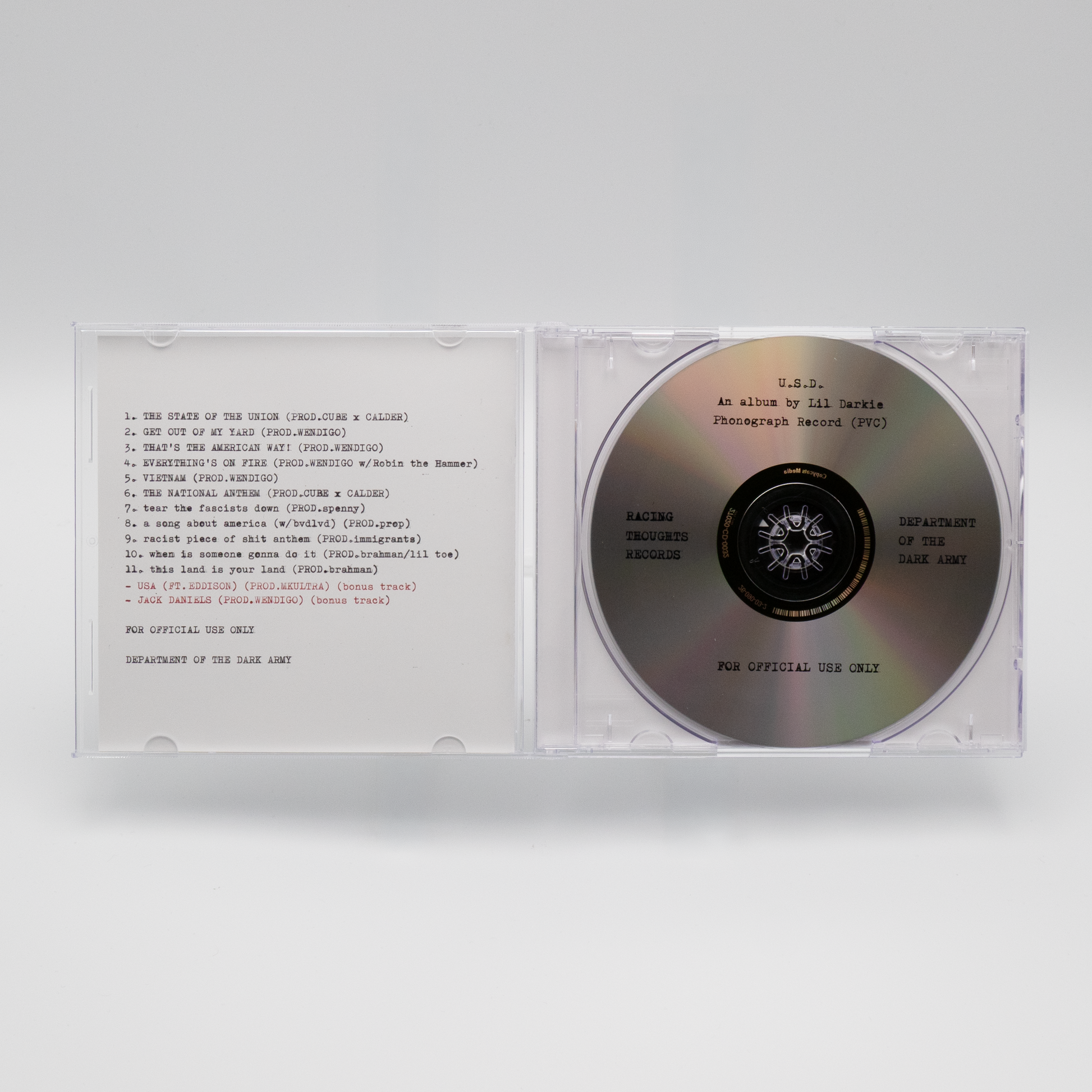 LIL DARKIE - USD - CD